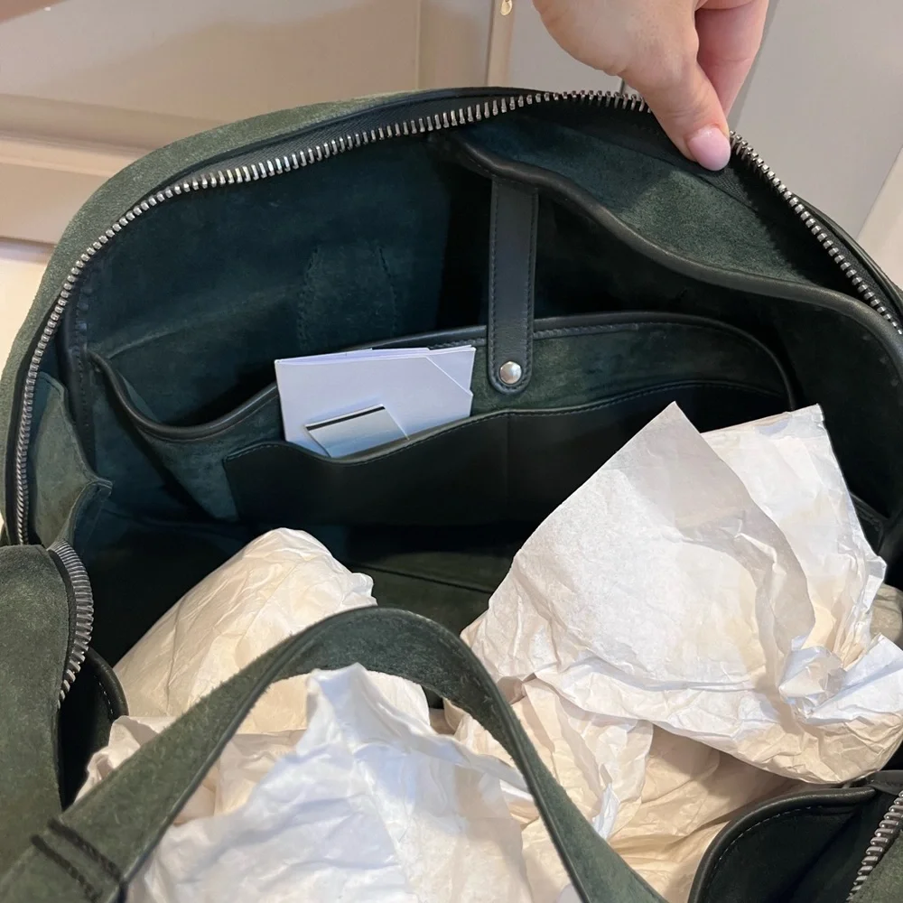 CELINE GREEN SUEDE BAG - Picture 9 of 16